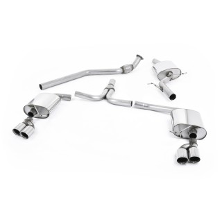 Milltek cat-back 70.00 mm — Dupli 80mm GT80 — SSXAU303