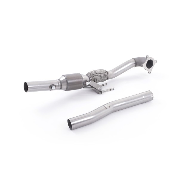 Milltek Veći prečnik downpipe i Visoki protok Sportski katalizator 76.20 mm — SSXAU312