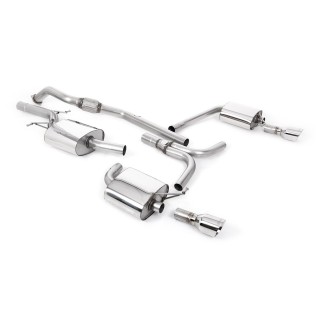Milltek cat-back 70.00 mm — Dupli 100mm GT100 — SSXAU317
