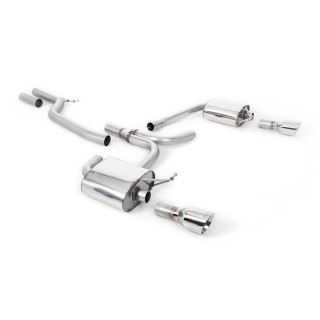 Milltek cat-back 70.00 mm — Dupli 100mm GT100 — SSXAU324