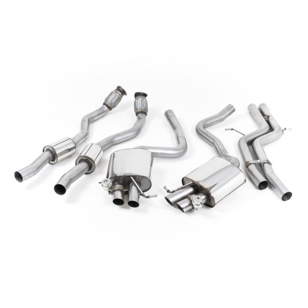 Milltek cat-back 70.00 mm — Bez rezonatora — SSXAU334
