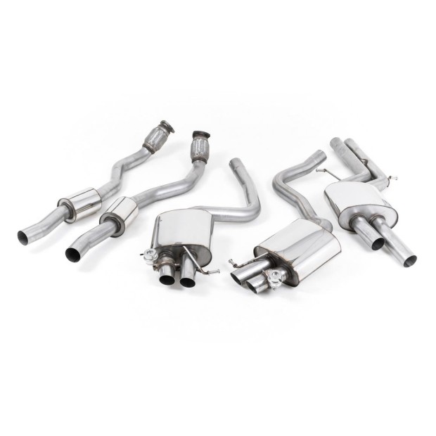 Milltek cat-back 70.00 mm — Sa rezonatorom — SSXAU336