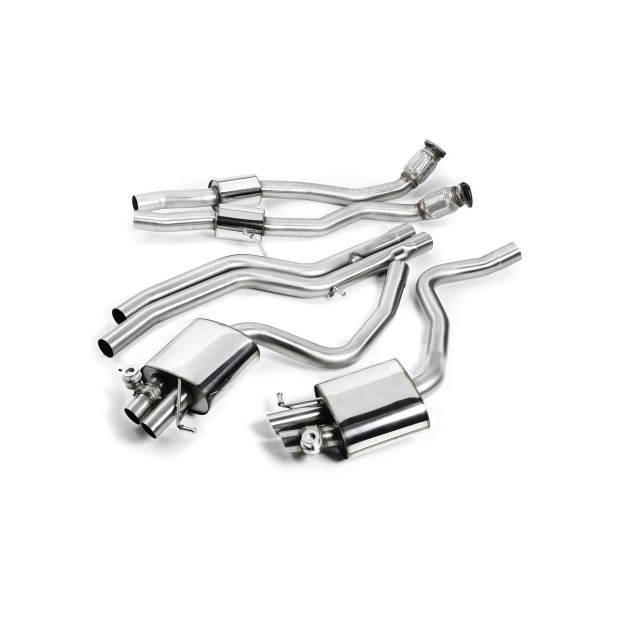 Milltek cat-back 70.00 mm — Bez rezonatora — SSXAU337