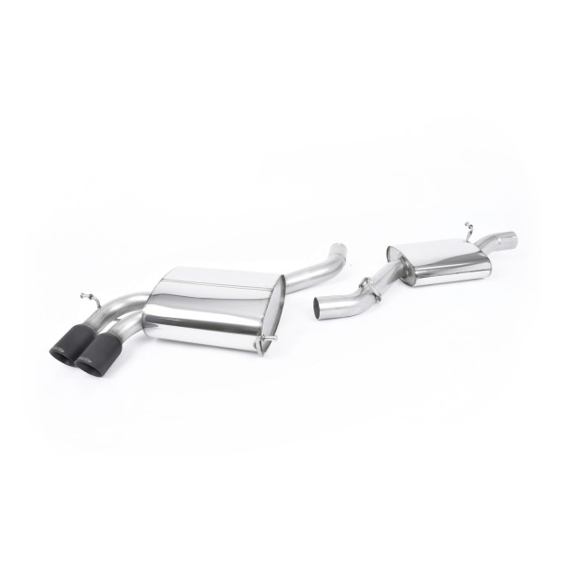 Milltek cat-back 69.85 mm — Sa rezonatorom — Dupli Ceramic Crni GT80 — SSXAU352
