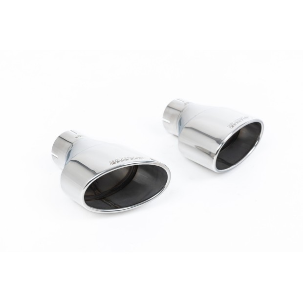 Milltek cat-back 60.30 mm — 150 X 95mm Polirani ovalni — SSXAU356