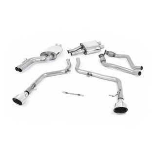Milltek cat-back 60.30 mm — 150 X 95mm Polirani ovalni — SSXAU357