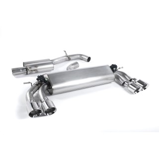Milltek cat-back 76.20 mm — Sa rezonatorom — Četvorostruki 100mm GT100 — SSXAU398