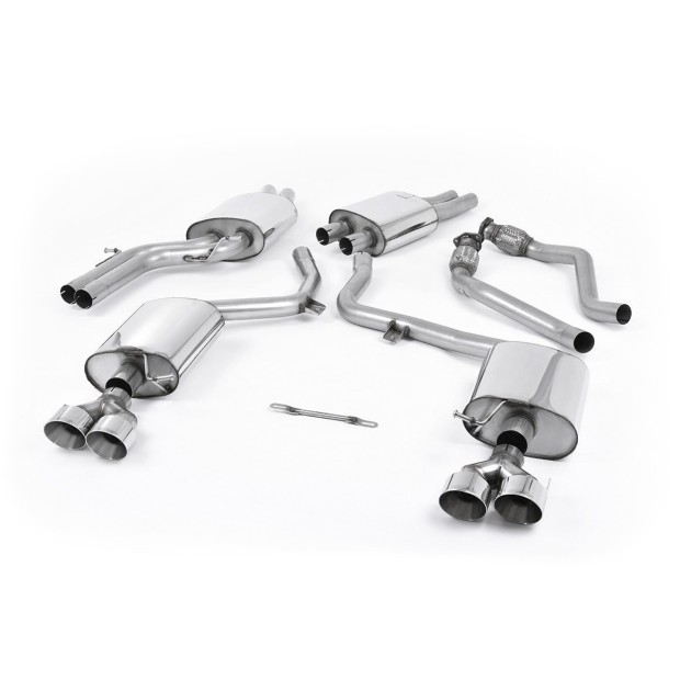 Milltek cat-back 60.30 mm — Sa rezonatorom — GT100 GT100 — SSXAU410