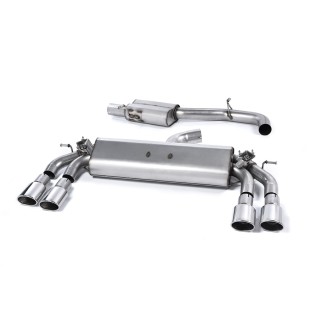 Milltek cat-back 76.20 mm — Sa rezonatorom — 104x80mm ovalni — SSXAU418