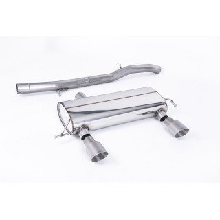 Milltek cat-back 76.20 mm — Bez rezonatora — Dupli 100mm GT100 — SSXAU428