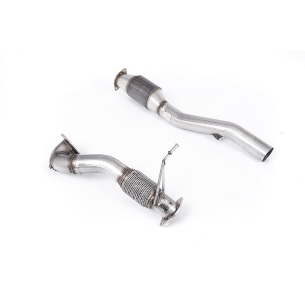 Milltek Downpipe većeg prečnika i sportski katalizator visokog protoka 76.20 mm — SSXAU431