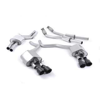 Milltek cat-back 70.00 mm — Sa rezonatorom — Četvorostruki 100mm GT100 — SSXAU447