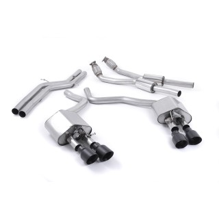 Milltek cat-back 70.00 mm — Bez rezonatora — Četvorostruki 100mm GT100 — SSXAU448