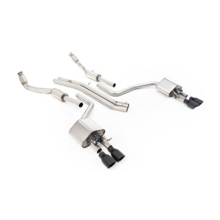 Milltek cat-back 70.00 mm — Bez rezonatora — Četvorostruki 100mm GT100 — SSXAU469