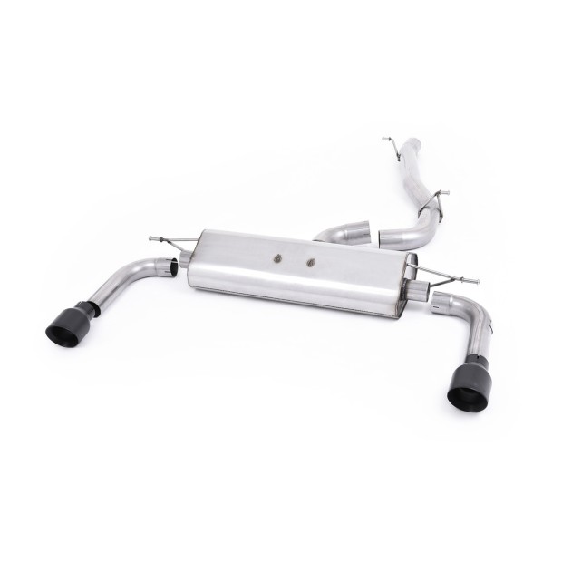 Milltek cat-back 76.20 mm — Bez rezonatora — Dupli GT100 — SSXAU481