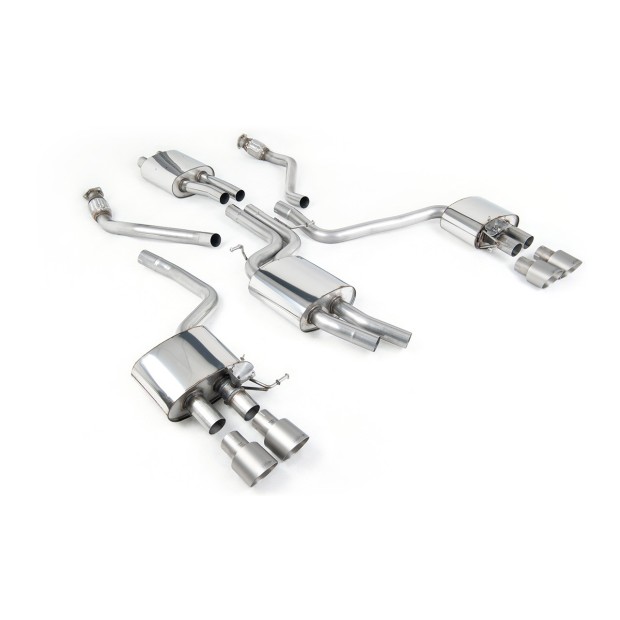 Milltek cat-back 60.30 mm — Četvorostruki 100mm GT100 — SSXAU507