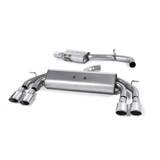 Milltek cat-back 76.20 mm — Sa rezonatorom — 104x80mm ovalni — SSXAU535