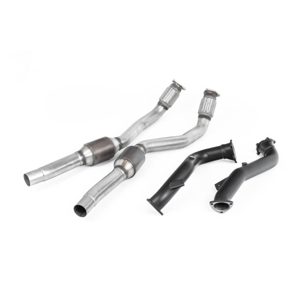 Milltek Downpipe cevi većeg prečnika i sportski katalizatori visokog protoka 76.20 mm — SSXAU554