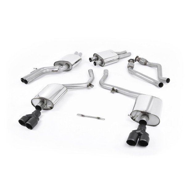 Milltek cat-back 60.30 mm — Dupli 80mm GT80 — SSXAU556