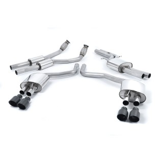Milltek cat-back 70.00 mm — Sa rezonatorom — Četvorostruki 100mm GT100 — SSXAU560
