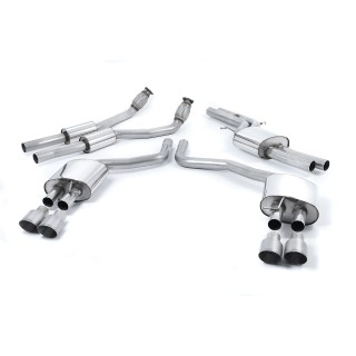 Milltek cat-back 70.00 mm — Sa rezonatorom — Četvorostruki 100mm GT100 — SSXAU561