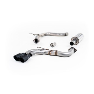 Milltek cat-back 70.00 mm — Sa rezonatorom — Dupli 80mm GT80 — SSXAU564