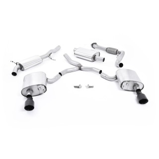 Milltek cat-back 0.00 mm — Sa rezonatorom — Dupli GT100 — SSXAU607