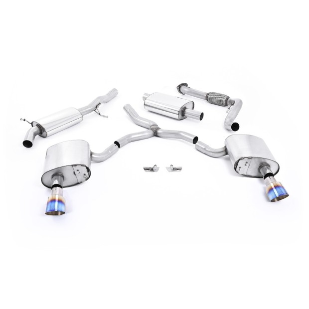 Milltek cat-back 0.00 mm — Sa rezonatorom — GT-100 — SSXAU610