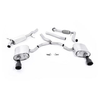 Milltek cat-back 0.00 mm — Sa rezonatorom — Dupli GT100 — SSXAU611