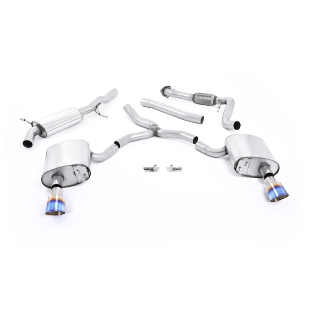 Milltek cat-back 0.00 mm — Sa rezonatorom — GT-100 — SSXAU614