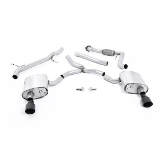 Milltek cat-back 0.00 mm — Bez rezonatora — Dupli GT100 — SSXAU615