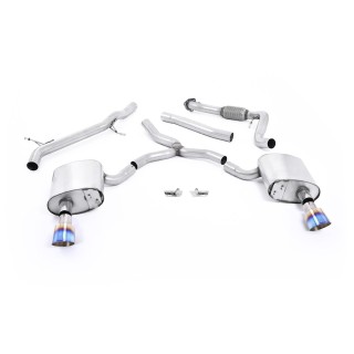 Milltek cat-back 0.00 mm — Bez rezonatora — GT-100 — SSXAU618