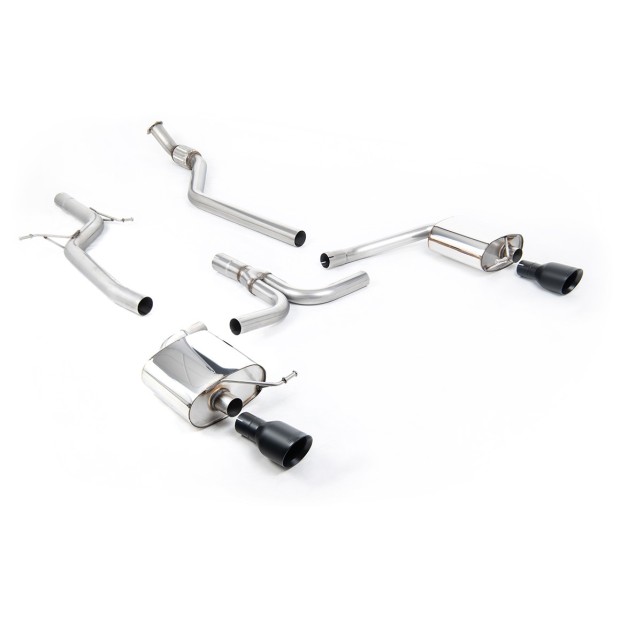 Milltek cat-back 70.00 mm — Bez rezonatora — 100mm GT100B — SSXAU628