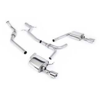 Milltek cat-back 70.00 mm — Bez rezonatora — GT100 — SSXAU629