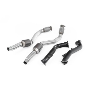 Milltek Downpipe cevi većeg prečnika i sportski katalizatori visokog protoka 76.20 mm — SSXAU635