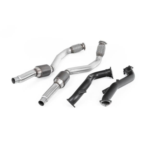 Milltek Downpipe cevi većeg prečnika i sportski katalizatori visokog protoka 76.20 mm — SSXAU635