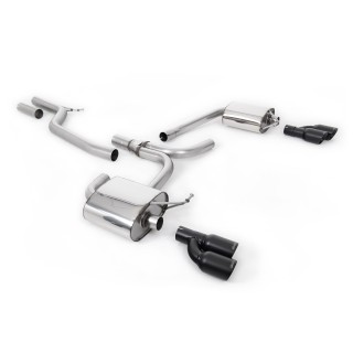 Milltek cat-back 70.00 mm — Dupli 80mm GT — SSXAU662