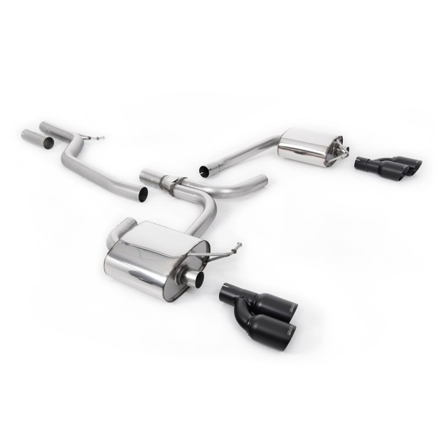 Milltek cat-back 70.00 mm — Dupli 80mm GT — SSXAU662