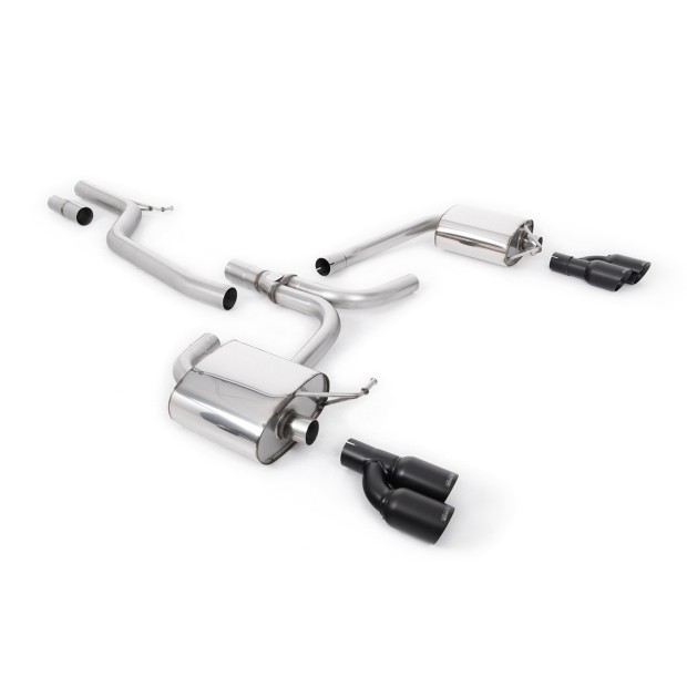 Milltek cat-back 70.00 mm — Dupli 80mm GT — SSXAU664