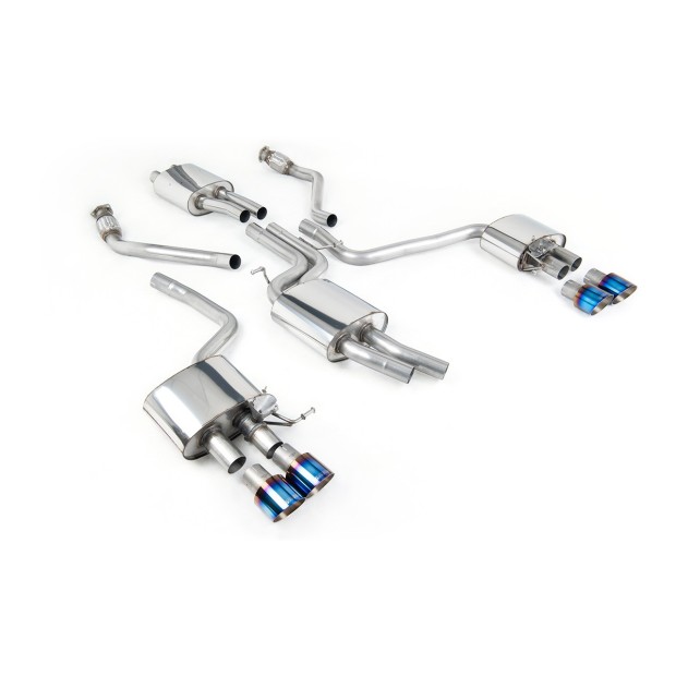 Milltek cat-back 60.30 mm — Četvorostruki 100mm GT100 — SSXAU670