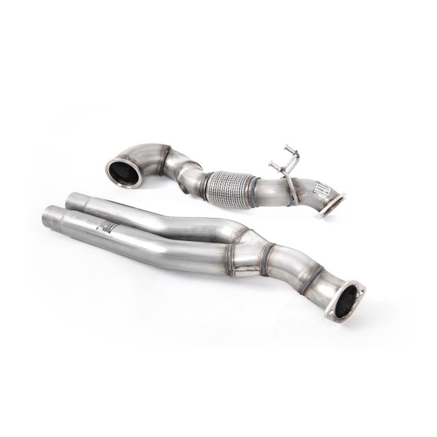 Milltek Downpipe većeg prečnika bez katalizatora 76.20 mm — SSXAU727