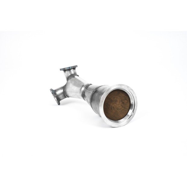 Milltek Downpipe većeg prečnika i sportski katalizator visokog protoka 0.00 mm — SSXAU761