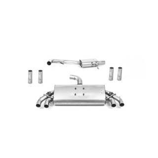Milltek cat-back 76.20 mm — Sa rezonatorom — SSXAU789