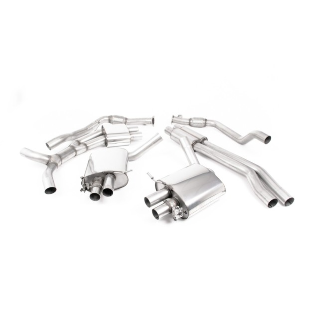 Milltek cat-back 70.00 mm — Sa rezonatorom — SSXAU806