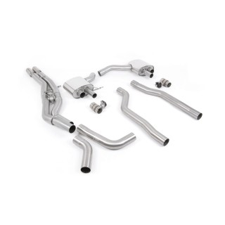 Milltek cat-back 80.00 mm — Bez rezonatora — SSXAU865