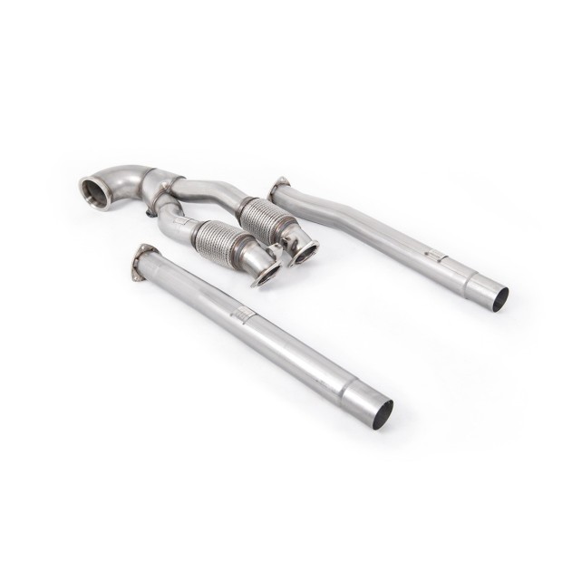 Milltek Downpipe većeg prečnika bez katalizatora 76.20 mm — SSXAU888