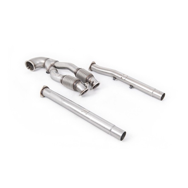 Milltek Downpipe većeg prečnika bez katalizatora 76.20 mm — SSXAU897