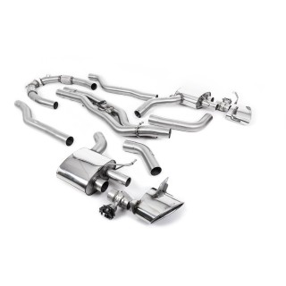 Milltek cat-back 80.00 mm — Bez rezonatora — SSXAU903