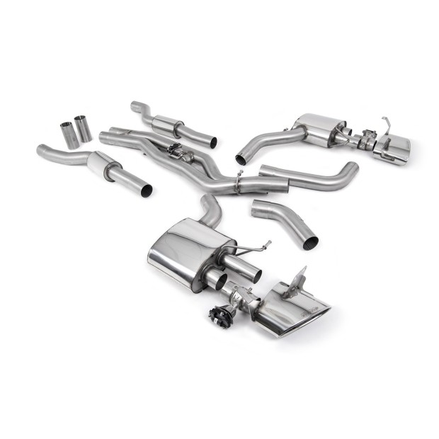 Milltek cat-back 80.00 mm — Sa rezonatorom — SSXAU940