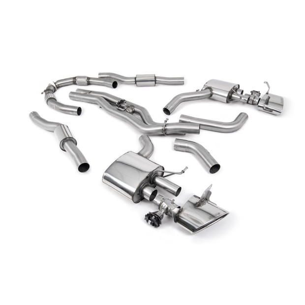 Milltek cat-back 80.00 mm — Sa rezonatorom — SSXAU942